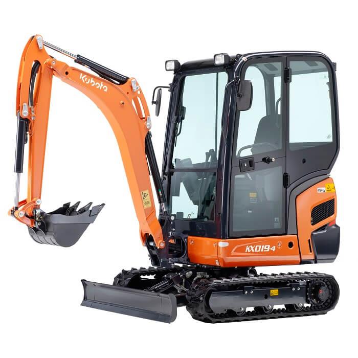 Verhuur - Graafmachine Kubota KX019 (1,8ton)