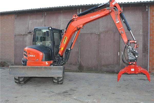 Verhuur - Graafmachine Kubota U55 (5,5ton)